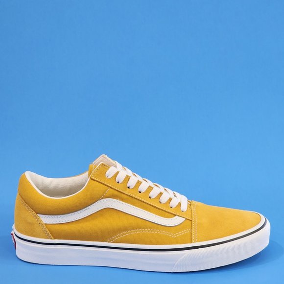 Vans Old Skool Color Theory Golden Yellow  Men's Skate Sneakers VN0A5KRSF3X NWT - Picture 2 of 6